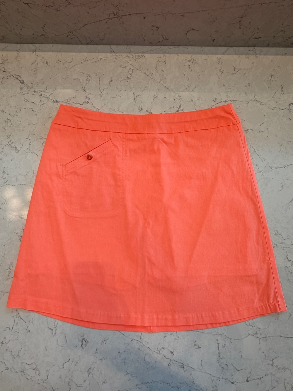 jamie sadock Vibrant Coral Orange A-Line Golf Skirt Size 8 Preppy